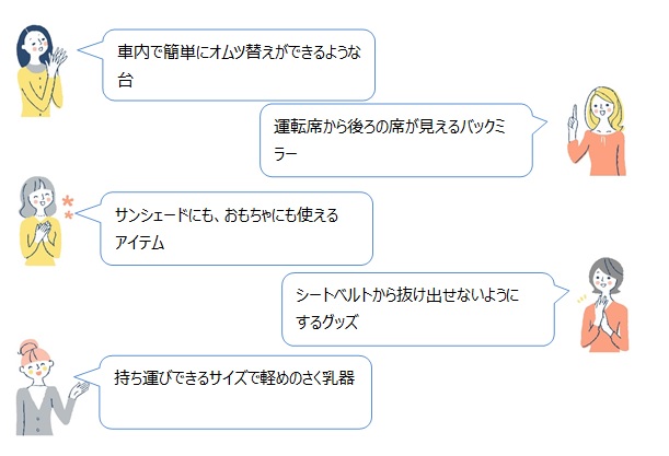 お悩みを解決するためにあったら嬉しいグッズ