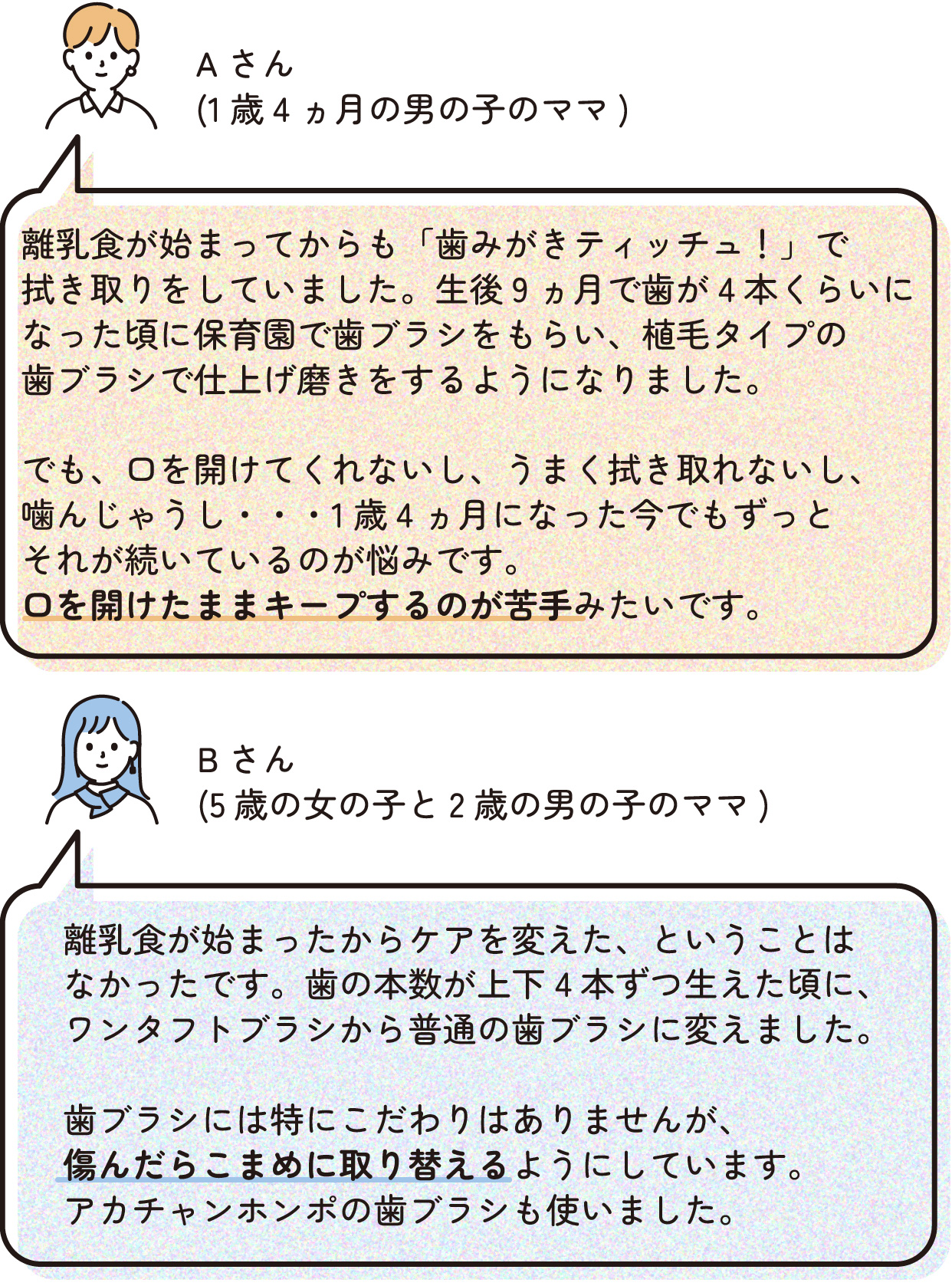 離乳食が始まってからのケアや悩み事は?